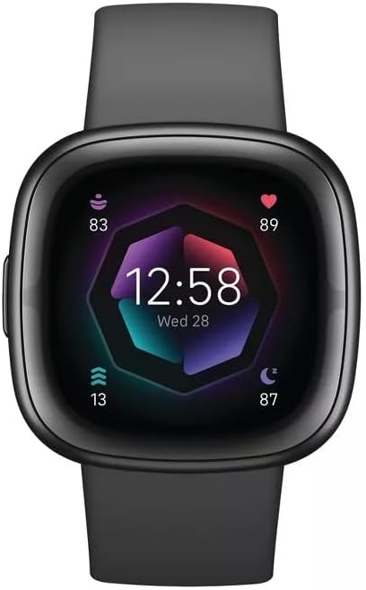 Fitbit Sense 2 Advanced Health and Fitness Smartwatch - Shadow Grey/Graphite Aluminum Black