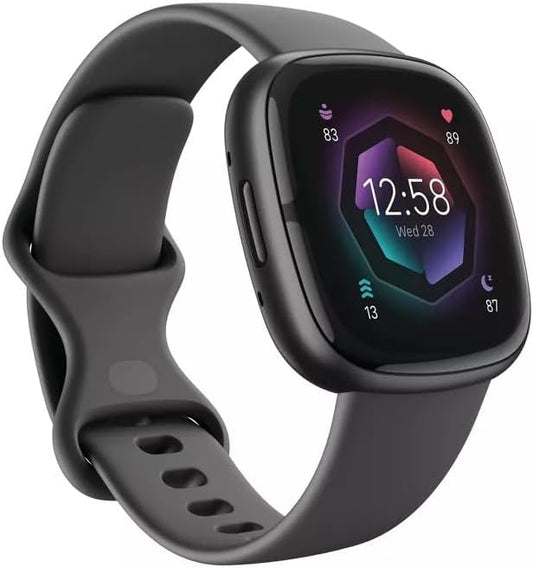 Fitbit Sense 2 Advanced Health and Fitness Smartwatch - Shadow Grey/Graphite Aluminum Black